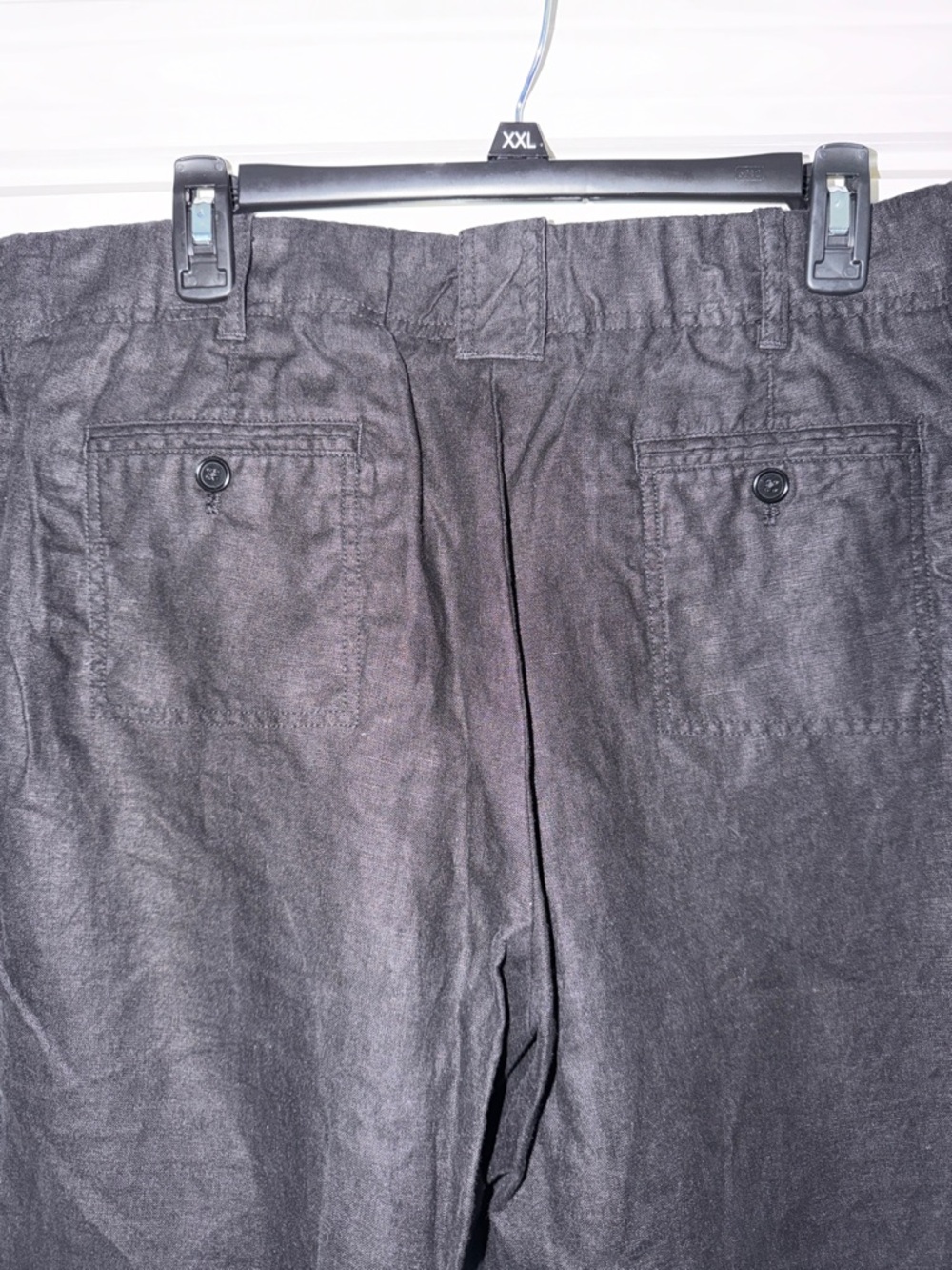 Talbots Women’s 100% Linen Black Cropped Wide Leg Pants. Sz 16 - Picture 5 of 5
